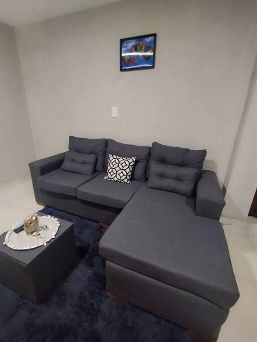 Departamento con balcón y sala - One-Bedroom Apartment - 20