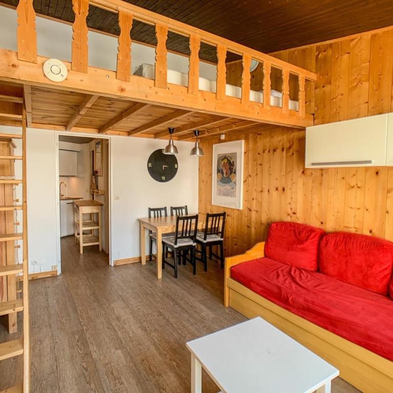Studio mezzanine près des pistes, balcon, animaux admis - FR-1-502-516 - Studio - 1