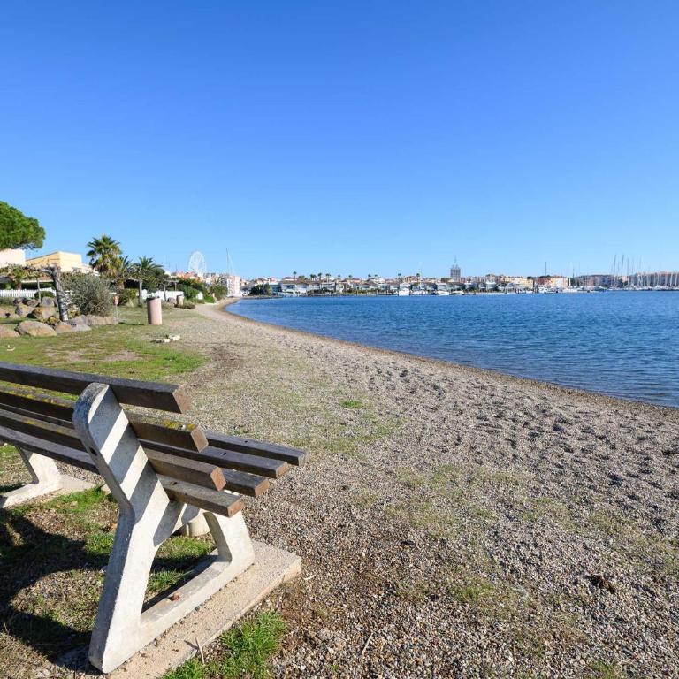 Marina lumineuse avec terrasses et plage privée à Cap d'Agde - FR-1-387-181 - Apartment - 17