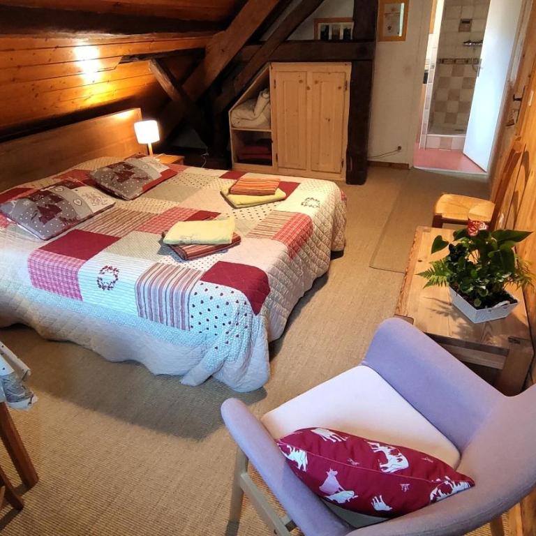 La Grange Aux Loups - Chambre Double ou Lits Jumeaux avec Salle de Bains Privative - 4