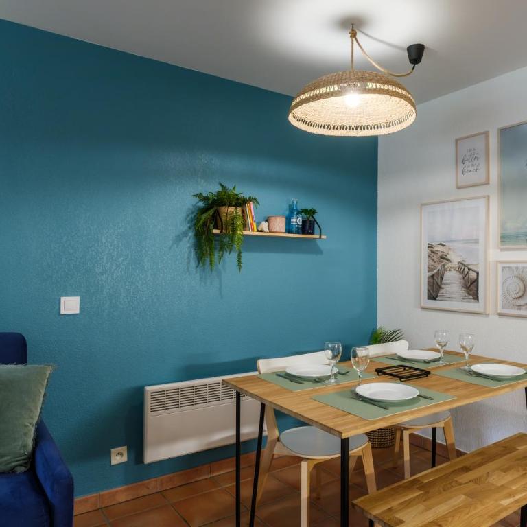 Les Pins dorés le petit nid douillet et cosy - Appartement 1 Chambre - 11
