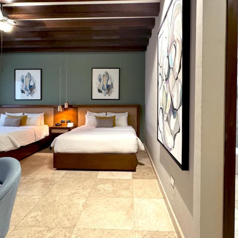 Casa Lucia Hotel Boutique - Twin Room with Pool View - 3