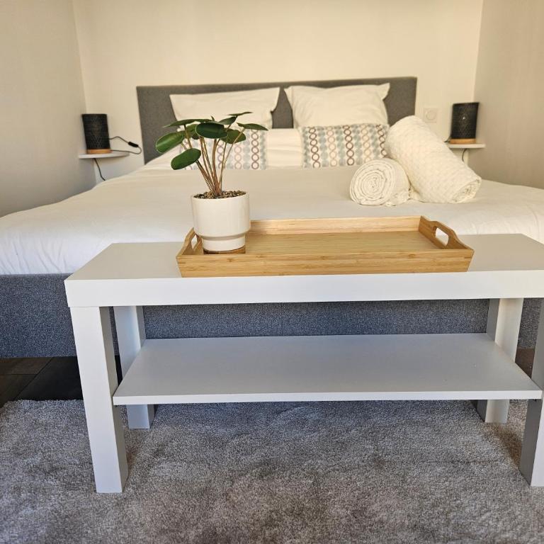 2 pièces lumineux, proche plage, parking, clim, hippodrome - Appartement 1 Chambre - 20