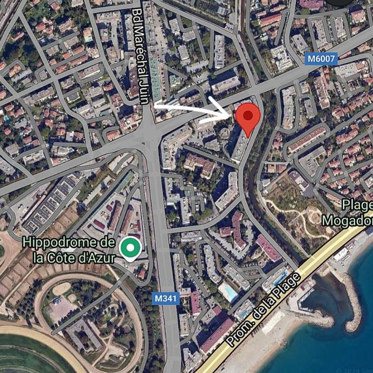 2 pièces lumineux, proche plage, parking, clim, hippodrome - Appartement 1 Chambre - 16