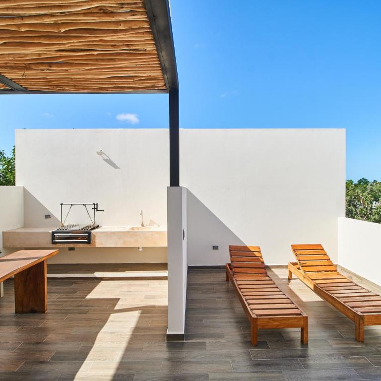 Tulum Penthouse Private Rooftop with Plunge Pool and BBQ Grill - One-Bedroom Apartment - 5