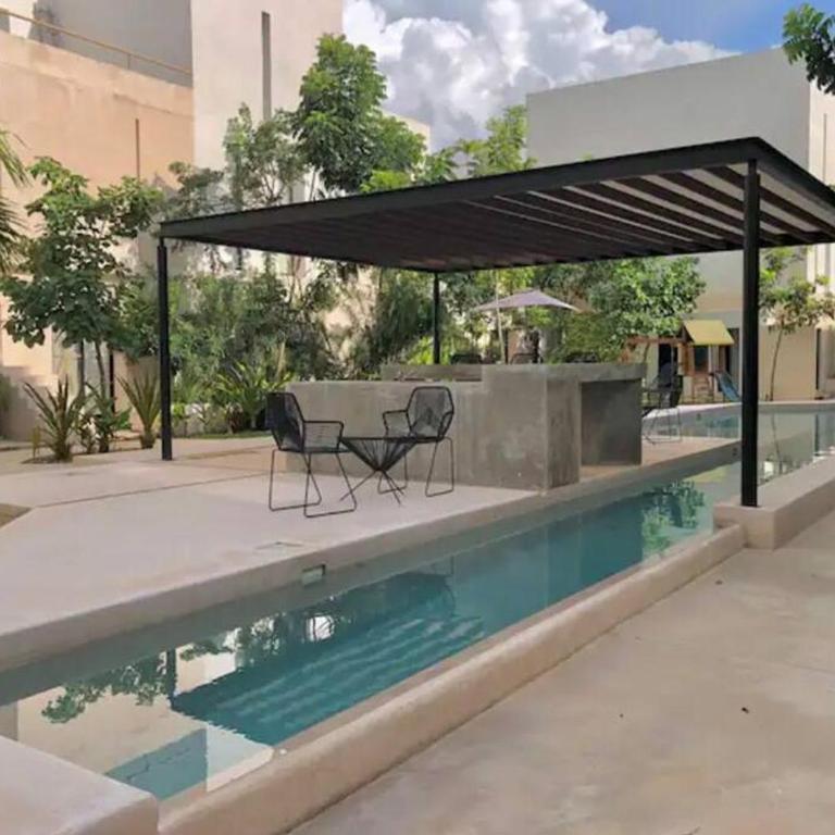 Departamento en Mérida Temozón Planta Baja con Amenidades estacionamiento incluido - Apartment - Split Level - 1