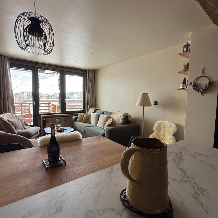 MyHome - L'Absinthe Bleue - Appartement 4-6 personnes neuf 4 étoiles - balcon sud- ski aux pieds - Tignes Val Claret - Appartement 2 Chambres avec Vue sur la Montagne - 3