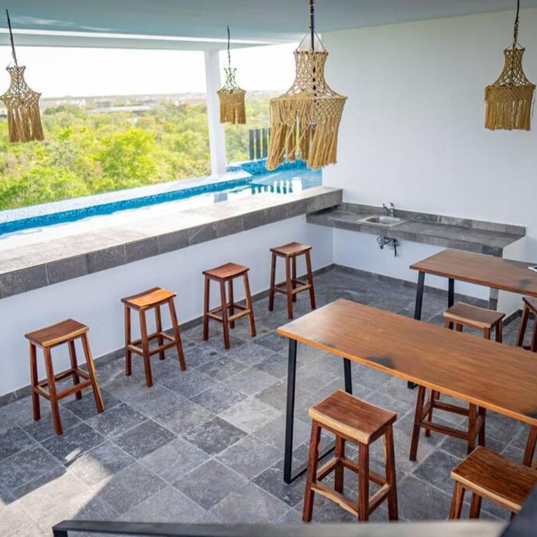 Top level studio with minifridge microwave and splash pool - Apartamento de 1 dormitorio - 35
