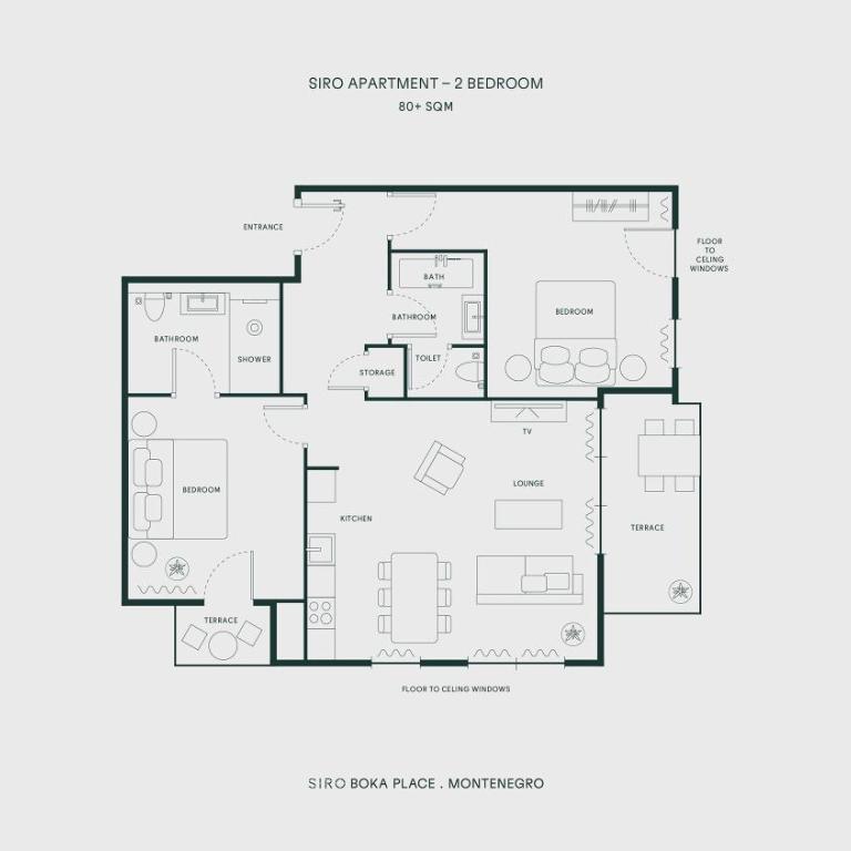 SIRO Boka Place - SIRO Apartment - 2 Bedroom Bay View - 2
