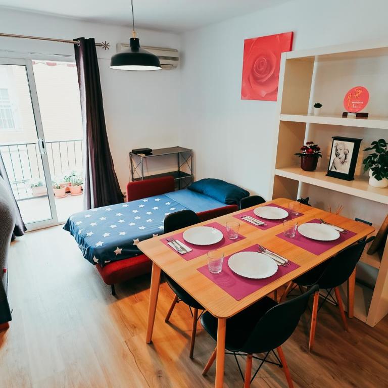 Apt Cabanyal, Beach 8 Min, Terrace, Smart TV - One-Bedroom Apartment - 8