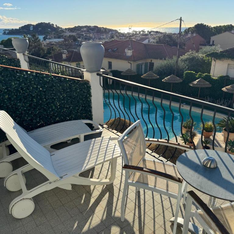 Boutique Hotel & Spa la Villa Cap Ferrat - Chambre Triple avec Terrasse - Vue sur Mer - 4