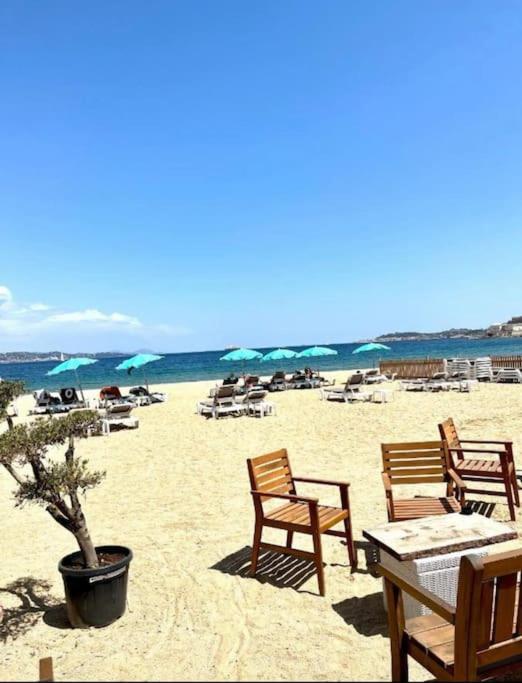 Proche St Tropez refait à neuf bord de plage et piscine - One-Bedroom Apartment - 30
