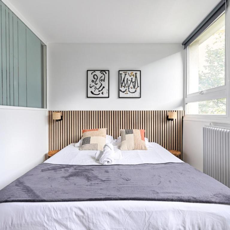 Saint Fargeau Gambetta III Lovely Apartment 4P-1BR - Appartement 1 Chambre - 12