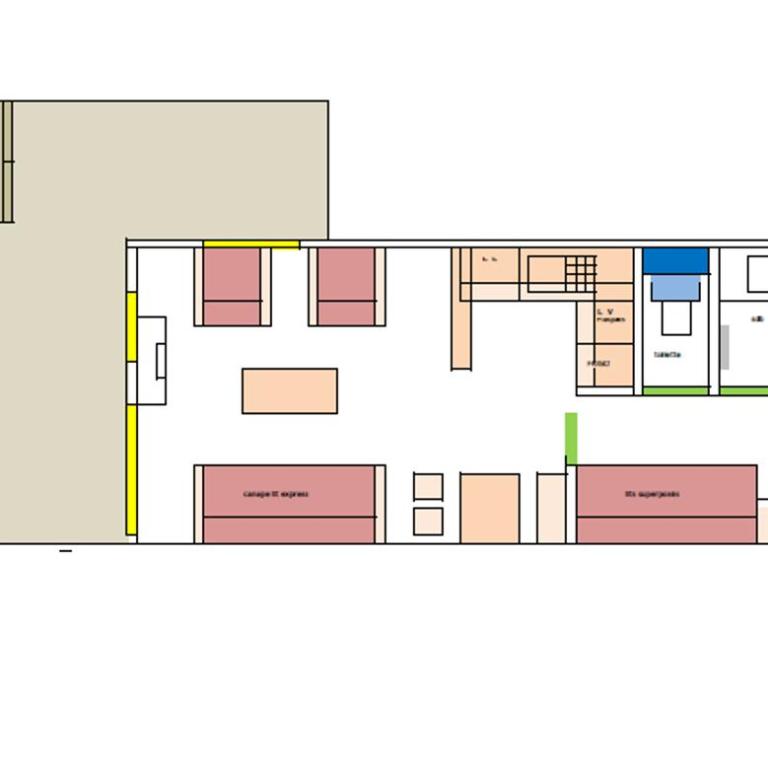 Isola 2000 appartement dans Chalet 4 ou 6 personnes grande terrasse - Apartment mit 2 Schlafzimmern - 31