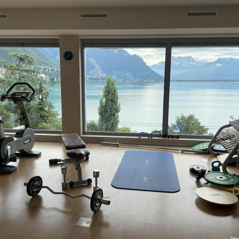 Le National Montreux Switzerland - Apartment mit 2 Schlafzimmern mit Balkon und Terrasse - 30