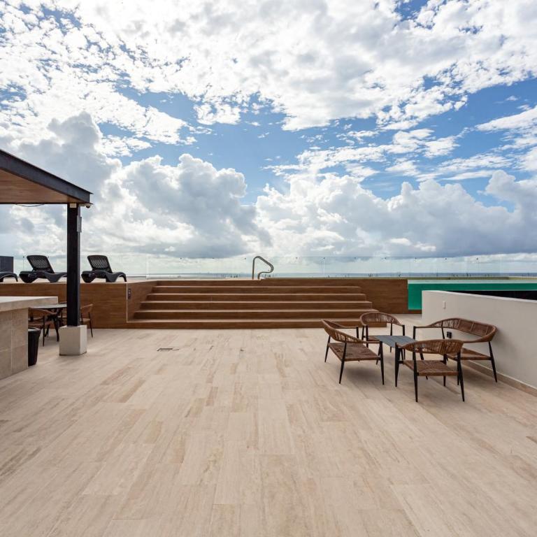 Playa del Carmen Ocean View the Caribbean Sea - One-Bedroom Apartment - 18