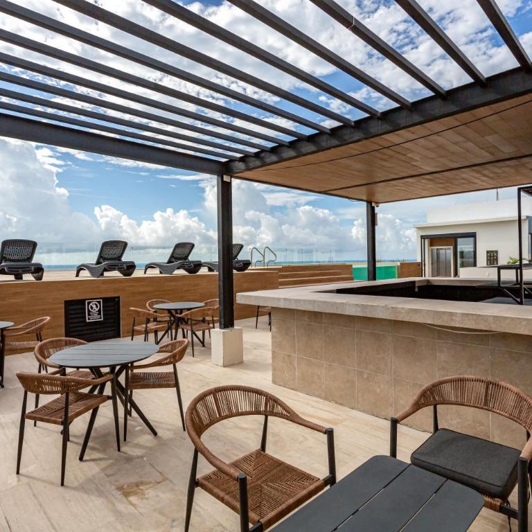 Playa del Carmen Ocean View the Caribbean Sea - One-Bedroom Apartment - 12