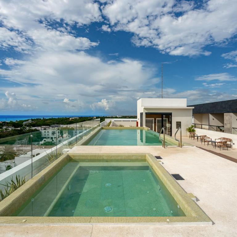 Playa del Carmen Ocean View the Caribbean Sea - One-Bedroom Apartment - 10