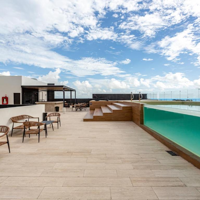 Playa del Carmen Ocean View the Caribbean Sea - One-Bedroom Apartment - 5