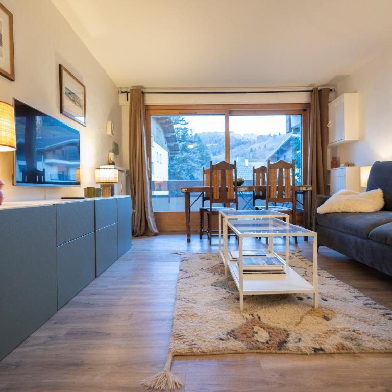 Studio rénové dans le centre piéton de Megève - Studio - Vue sur Montagne - 6