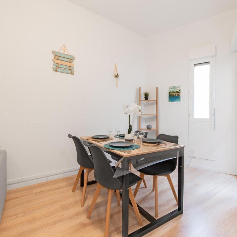 Spacieux T2 au centre ville avec parking et climatisation - Apartment mit 1 Schlafzimmer - 2