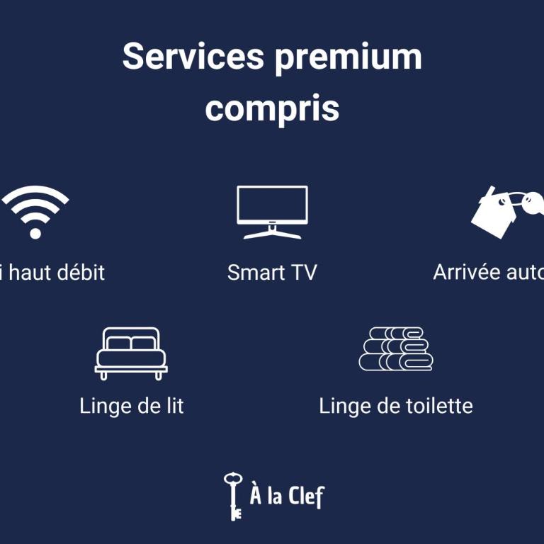 A la Clef - Charmant studio proche gare et centre - Idéal PRO & Couple - WIFI - Studio - 11