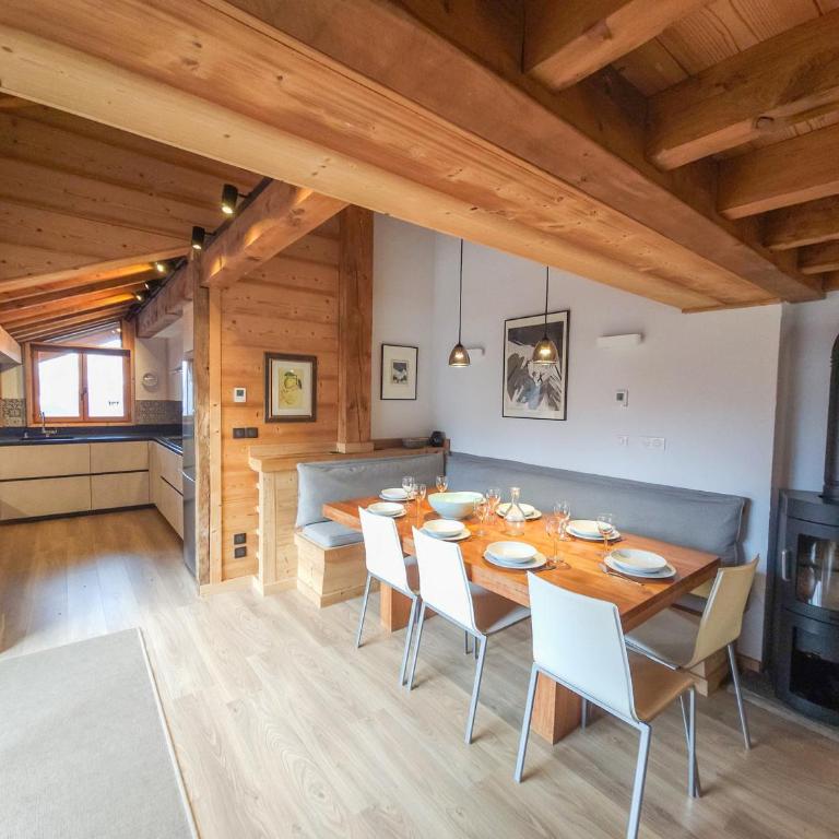 Chalet confortable 10 pers. au centre de St Martin de Belleville, proche téléski et commodités - Appartement 4 Chambres - 9