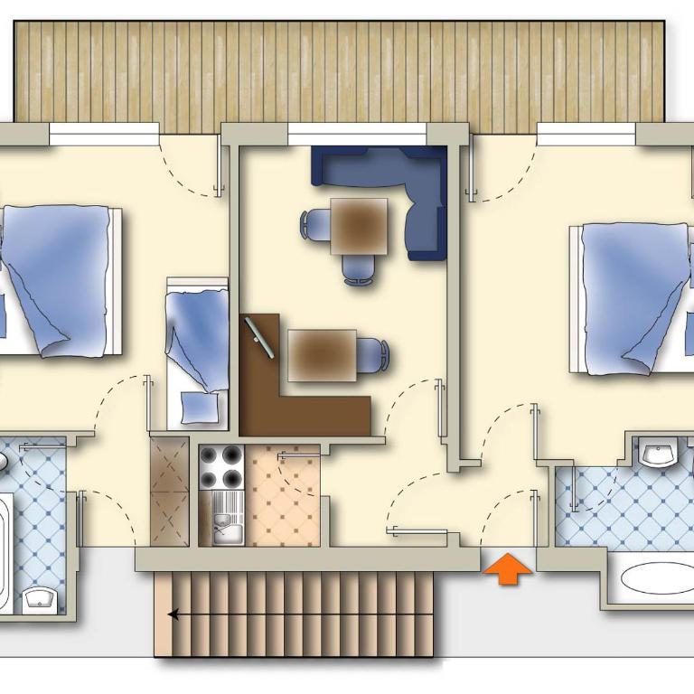 das Huber - Apartment mit 2 Schlafzimmern - 9