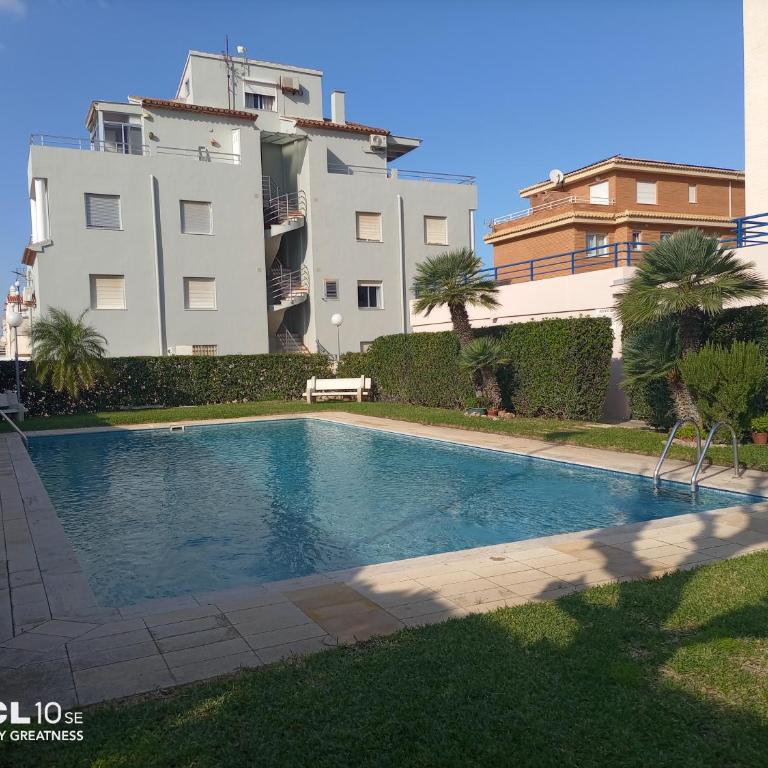 Playa Oliva con vista al mar y con piscina - Apartamento de 3 dormitorios - 11
