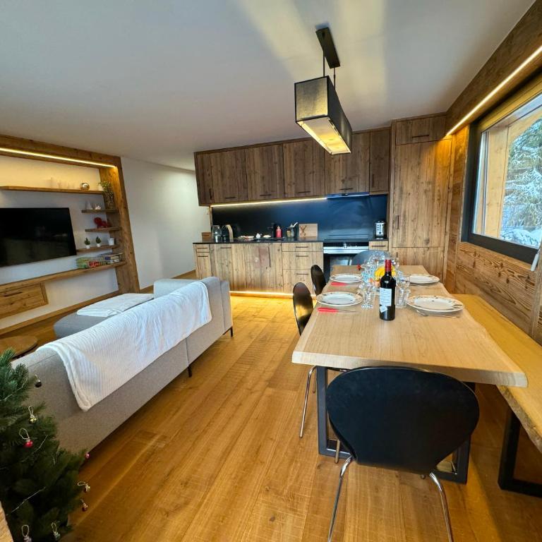 Verbier Le Rouge superb 3-room apartment near slopes & ski-lift - Appartement 2 Chambres avec Vue sur la Montagne - 5