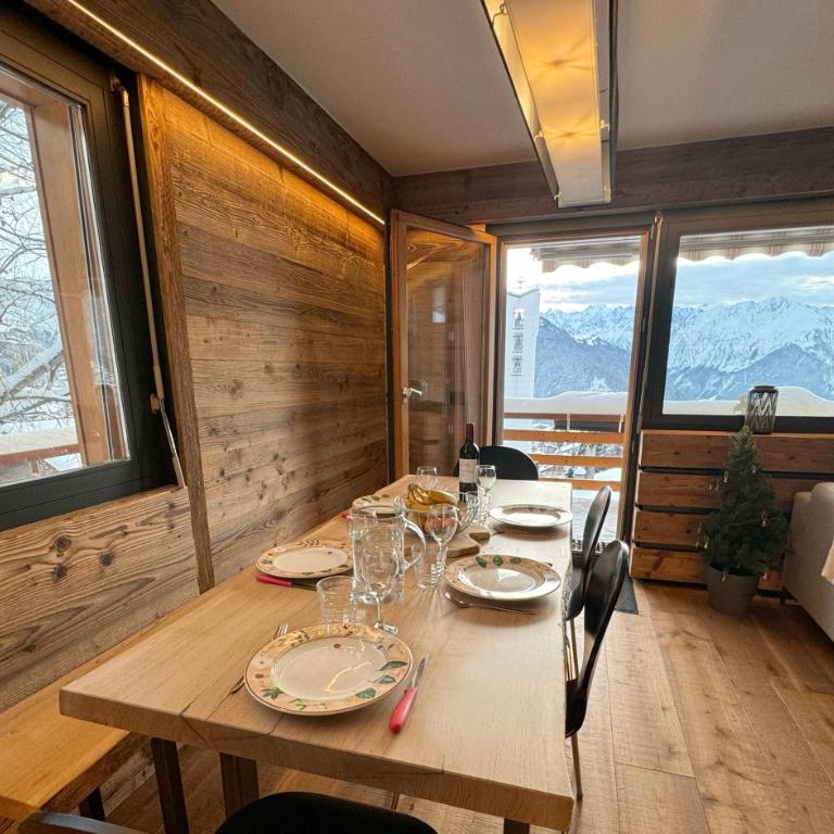 Verbier Le Rouge superb 3-room apartment near slopes & ski-lift - Appartement 2 Chambres avec Vue sur la Montagne - 4