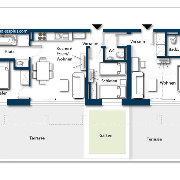 Mountain-Apart Simonhof - Familienapartment mit Sauna - A 2 - 15