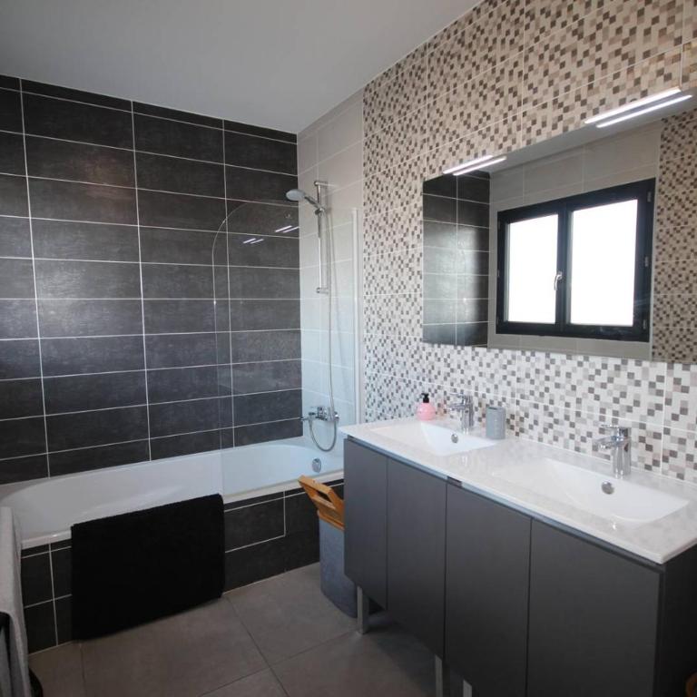 Belle villa contemporaine climatisee, piscine privee, 6 - 8 couchages, 3 chambres, wifi, à 3 km de la plage -LXDALI25B - Casa de 3 dormitorios - 14