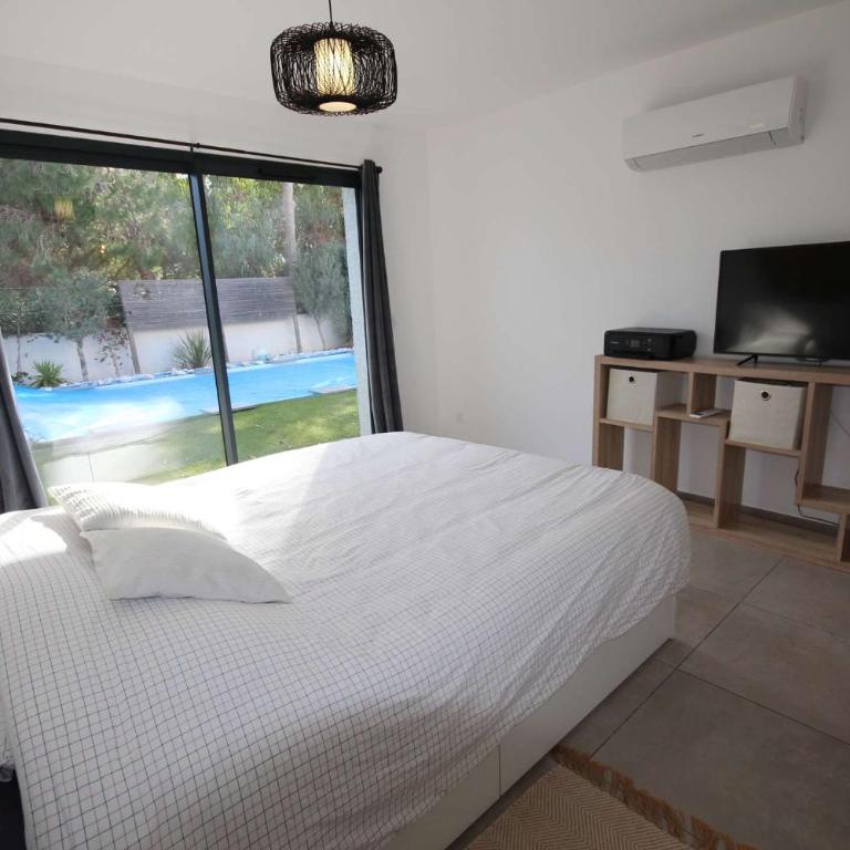 Belle villa contemporaine climatisee, piscine privee, 6 - 8 couchages, 3 chambres, wifi, à 3 km de la plage -LXDALI25B - Casa de 3 dormitorios - 7