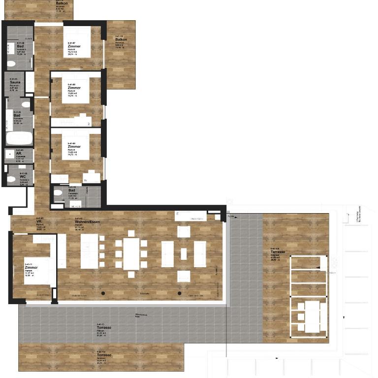 Adler Resort - Penthouse-Apartment mit 4 Schlafzimmern - 1