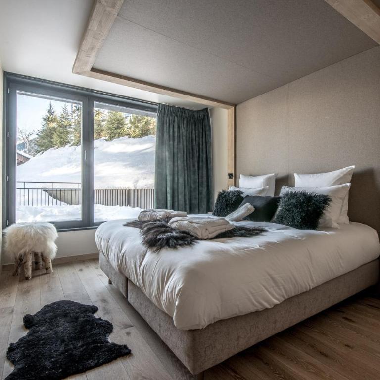 Chalet Super G – 5 chambres en suite – Skis aux pieds – Vue exceptionnelle – 10 pers. - Chalet - 4
