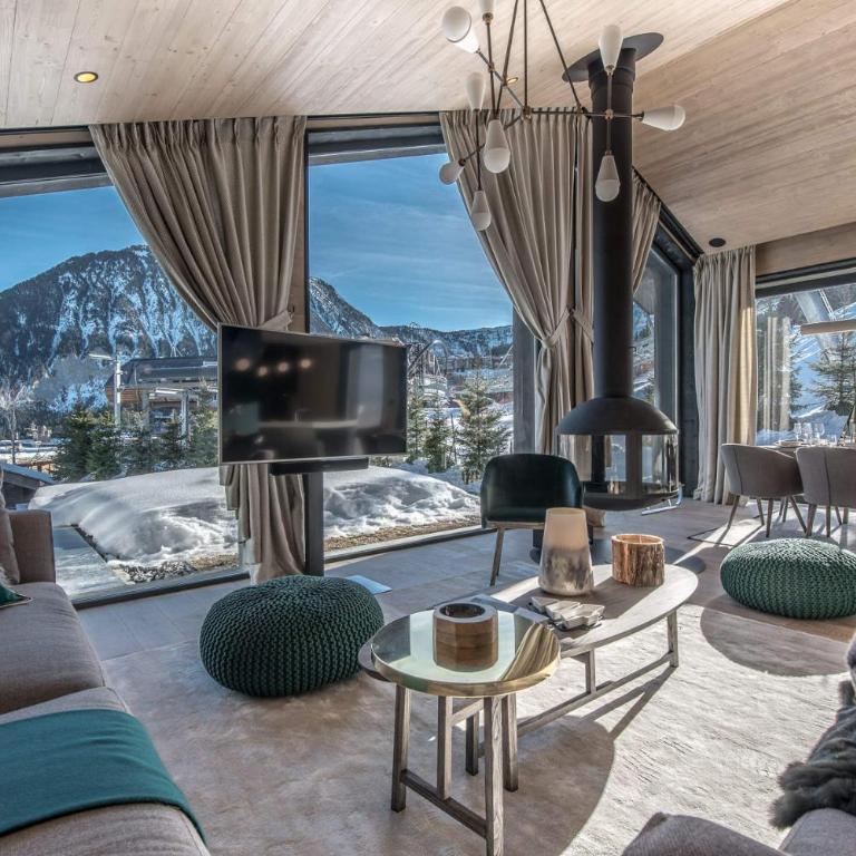 Chalet Super G – 5 chambres en suite – Skis aux pieds – Vue exceptionnelle – 10 pers. - Chalet - 1