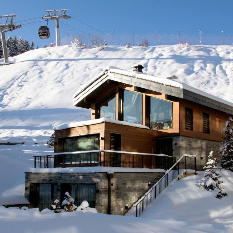 Chalet Super G – 5 chambres en suite – Skis aux pieds – Vue exceptionnelle – 10 pers. - Chalet - 16