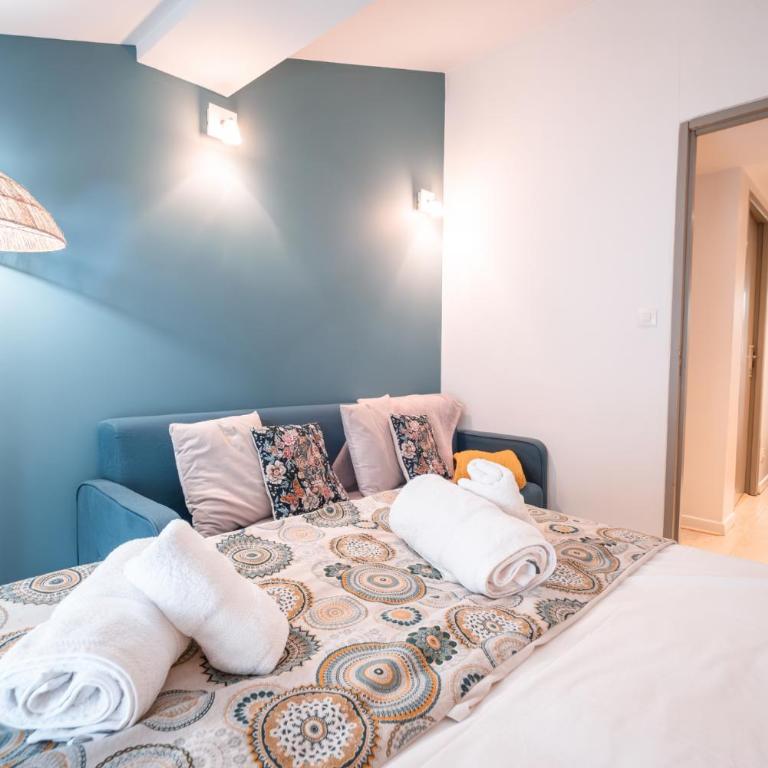 Le Duplex - Clim - Parking - WiFi - Appartement 3 Chambres - 57