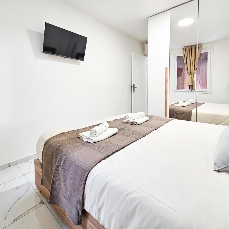 New Big Flat 8 Pers AC WiFi - Appartement 3 Chambres - 24