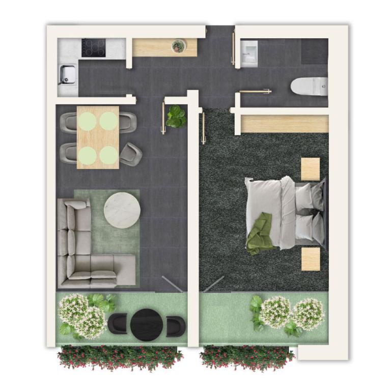 Wildgrün Panorama Lodge 6 - Apartment - 11