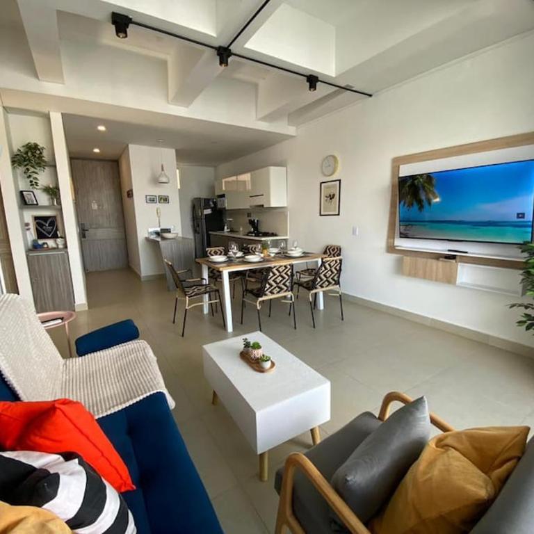 Lujo Apto- Santa Marta - Primera Línea - Two-Bedroom Apartment - 12