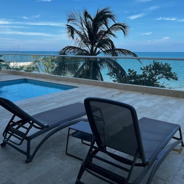 Lujo Apto- Santa Marta - Primera Línea - Two-Bedroom Apartment - 68