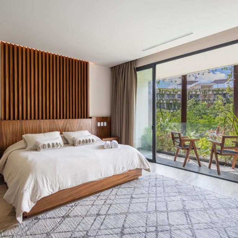 Cozy Studio in the Jungle, balcony and Pool view - Estudio con vistas al jardín - 1