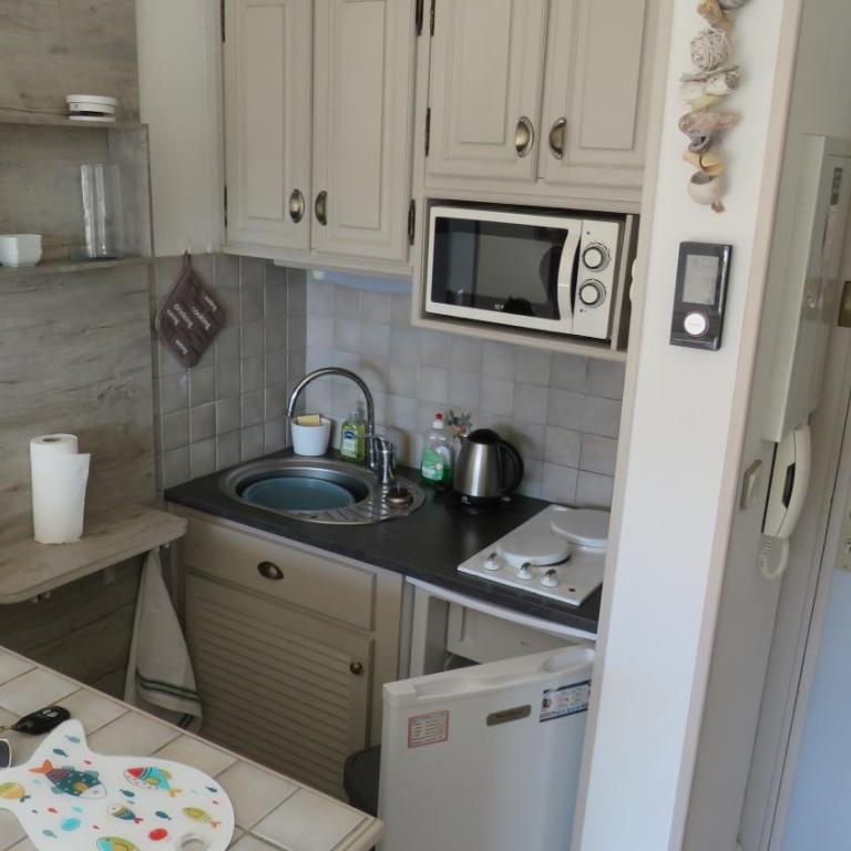 studio cosy avec parking 100m plage - Monolocale - 4