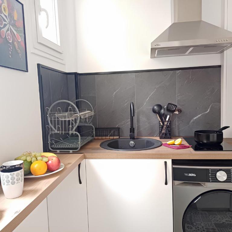 90m Cathédrale - Plein centre- 2ch - 4 couchages - 6 personnes - Appartement 2 Chambres - 7