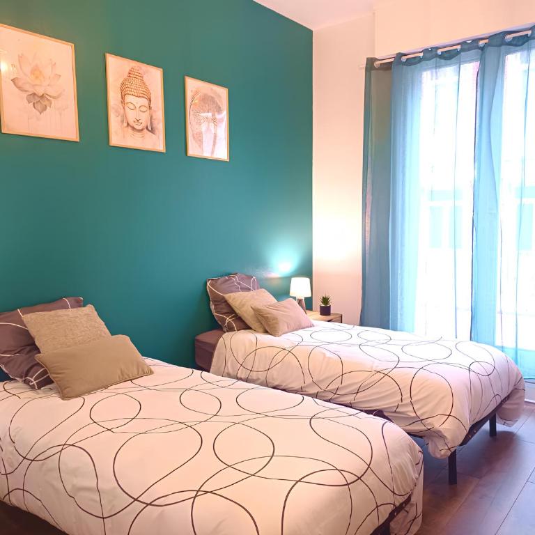 90m Cathédrale - Plein centre- 2ch - 4 couchages - 6 personnes - Appartement 2 Chambres - 11