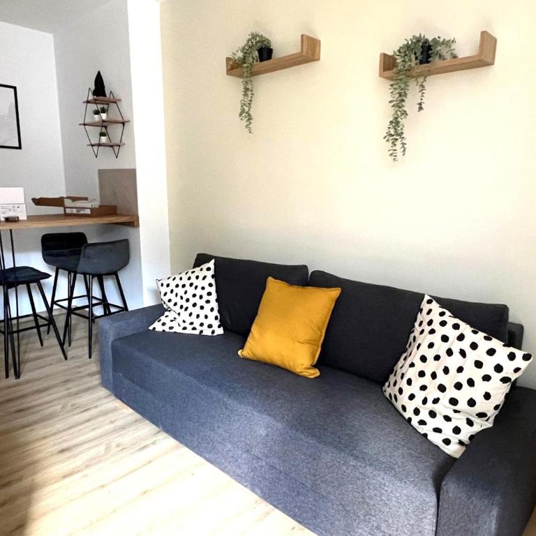 BE-0 - Joli 2 pièces pour 1-2 pers au RDC au centre de Mulhouse - Apartment mit 1 Schlafzimmer - 2