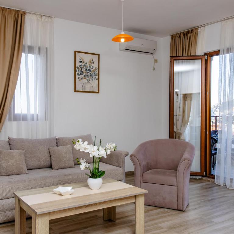 Arvala Apartments - Apartman s 1 Spavaćom Sobom, Balkonom i Pogledom na More - 5