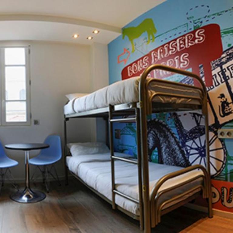 The 3 Ducks Eiffel Tower by Hiphophostels - Cama en habitación compartida mixta de 8 camas - 7